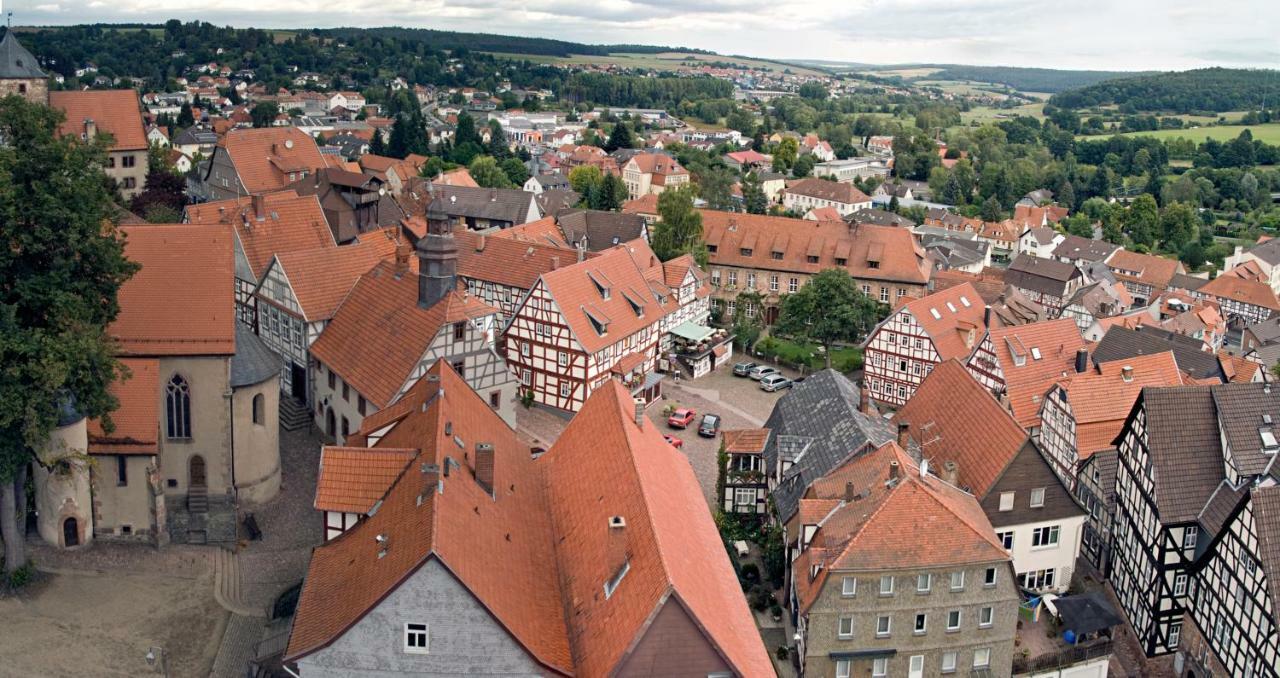 Ferienwohnung Zur Ottoburg in Schlitz Exterior foto